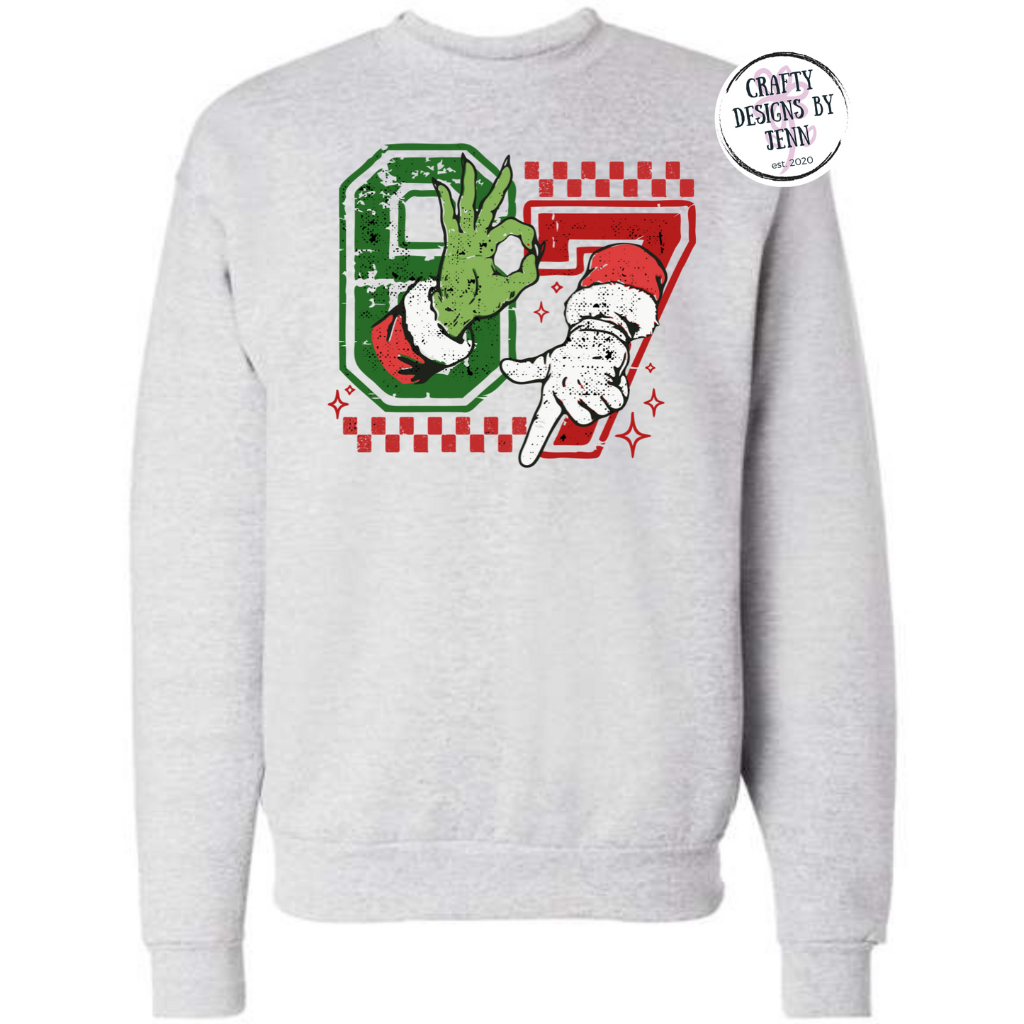 6 7 Christmas Sweatshirt