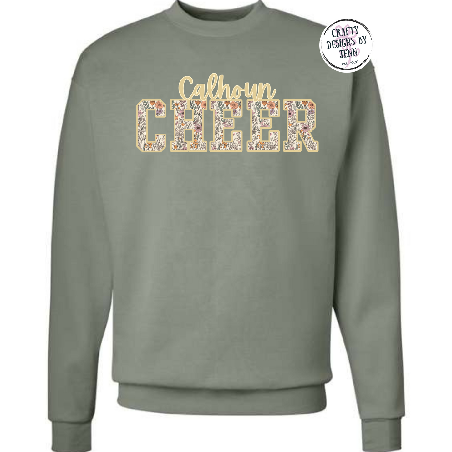 Calhoun Cheer Floral Sweatshirt