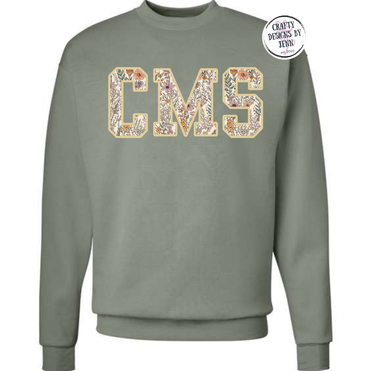 CMS Floral Sweatshirt
