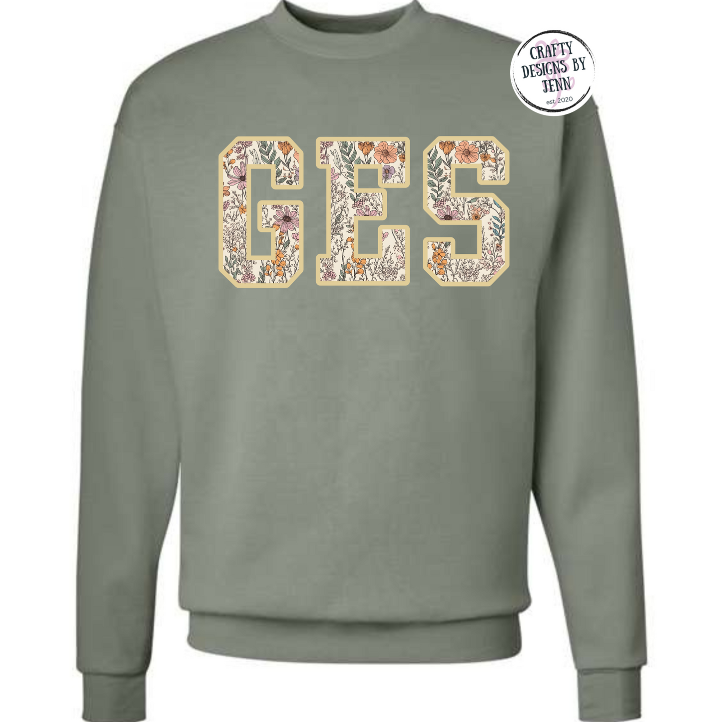 GES Floral Sweatshirt