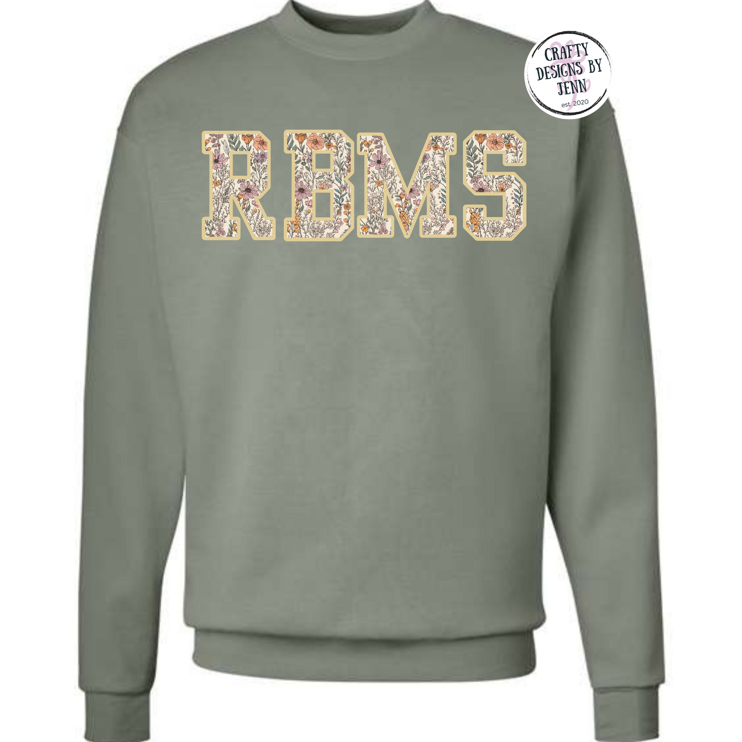 RBMS Floral Sweatshirt