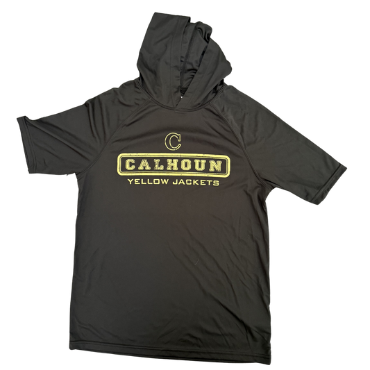 Calhoun Yellow Jackets Hoodies Dry Fit Shirt