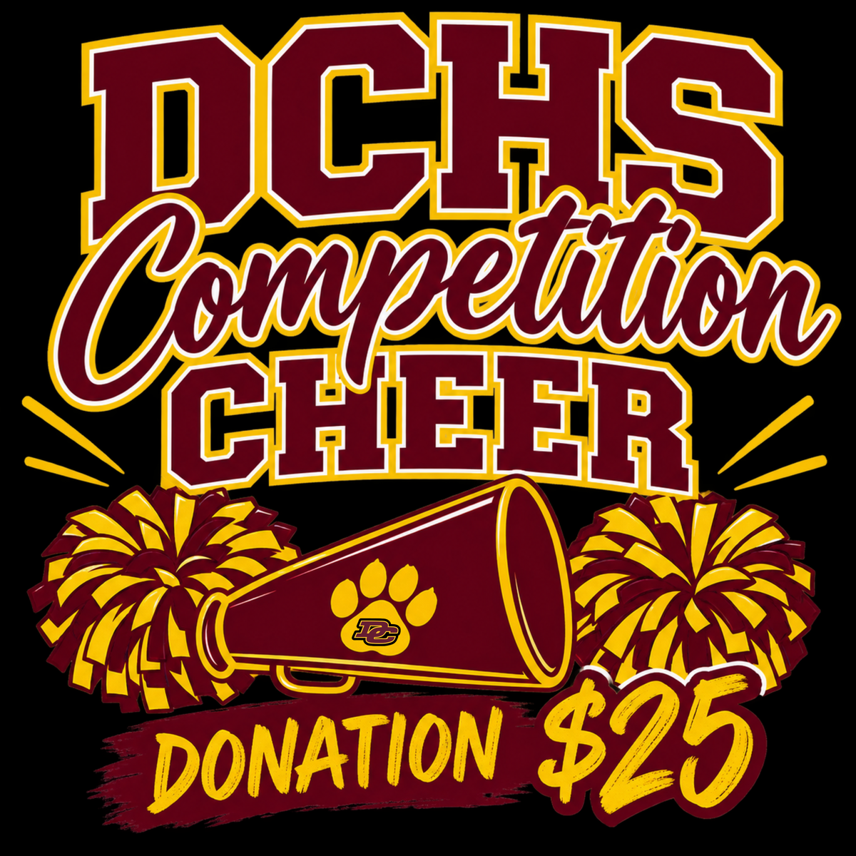 DCHS Competition Cheer Donation