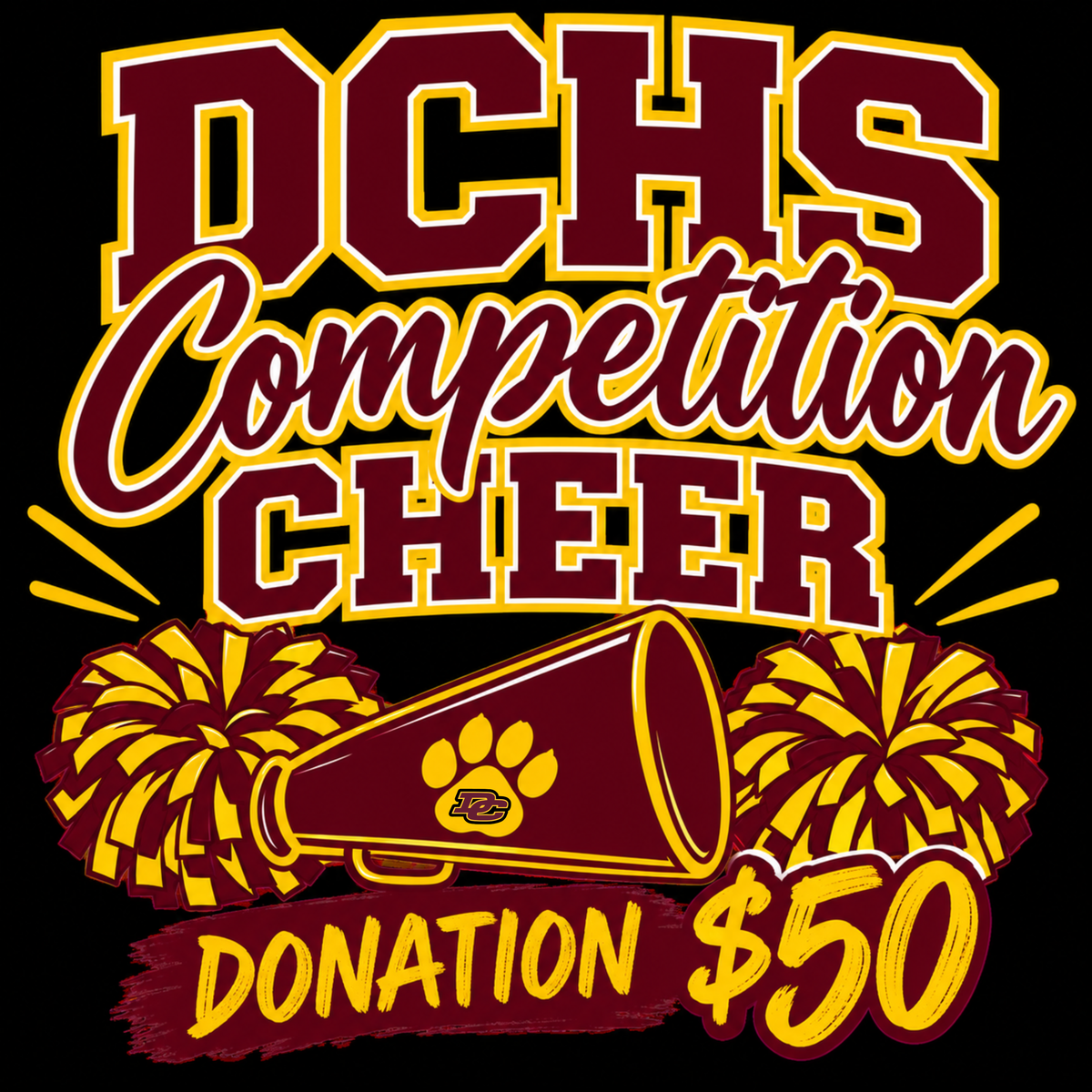 DCHS Competition Cheer Donation