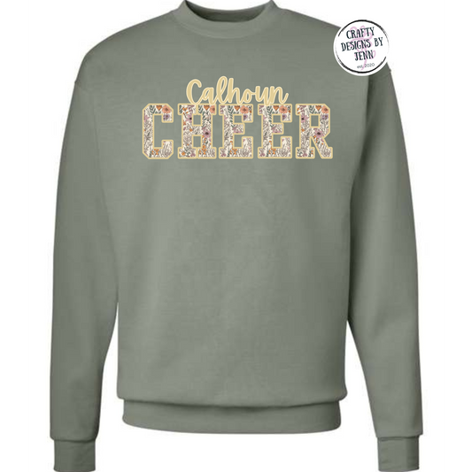 Calhoun Cheer Floral Sweatshirt