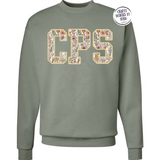 CPS Floral Sweatshirt