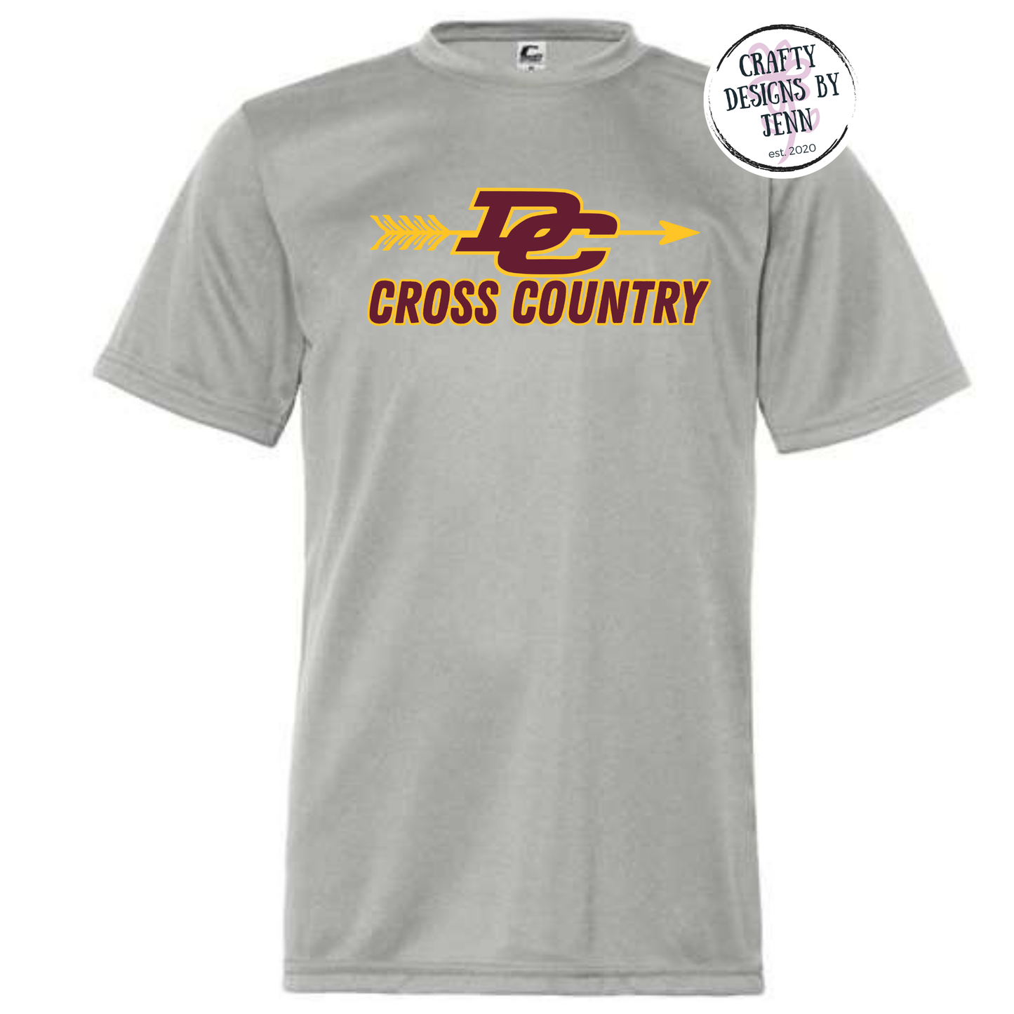 Dade County Cross Country Silver Dri Fit