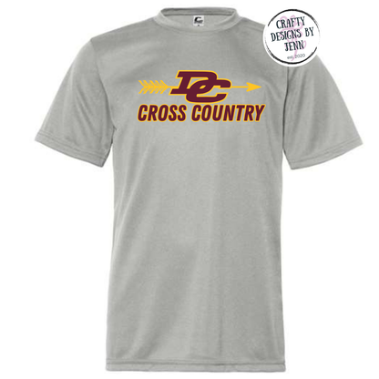 Dade County Cross Country Silver Dri Fit