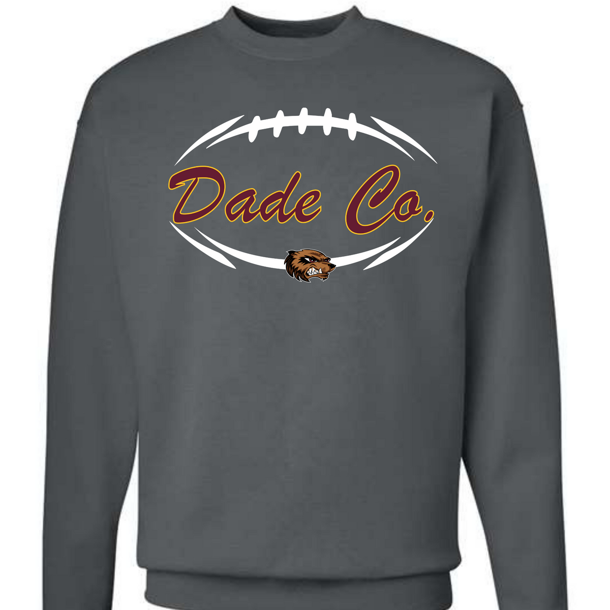Charcoal Dade County Football Sweatshirt