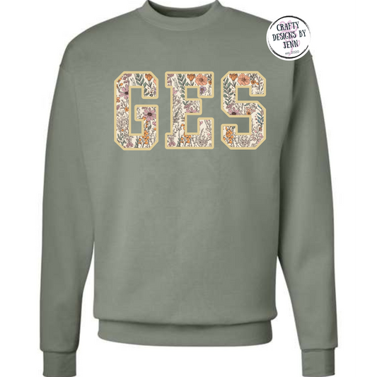 GES Floral Sweatshirt