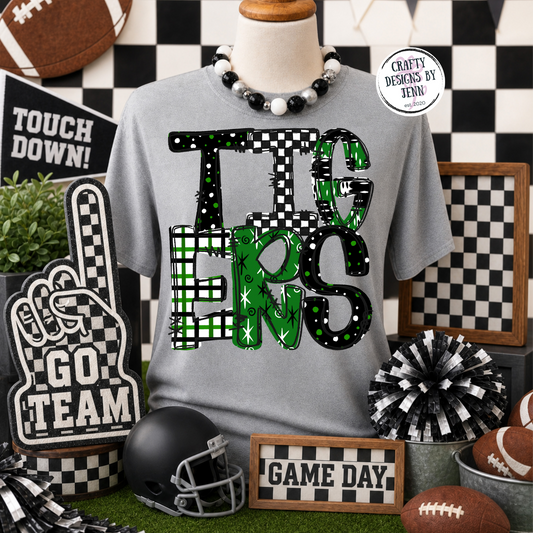 Game Day TIGERS Green