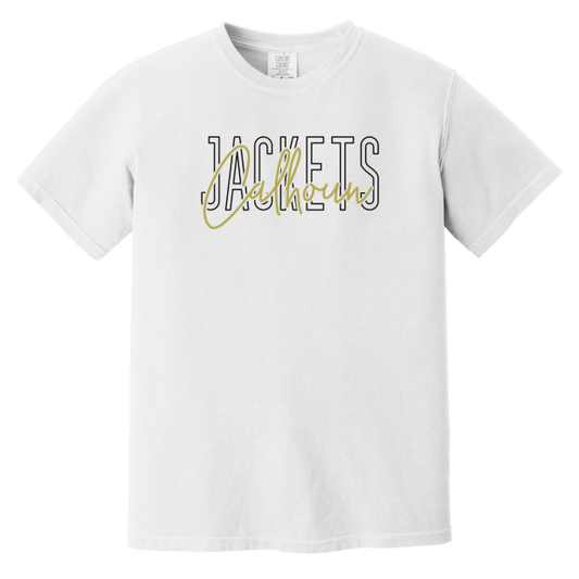 White Calhoun Jackets Comfort Colors