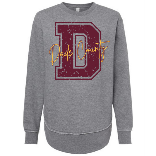 Grey Women's Dade County Sweatshirt Maroon D