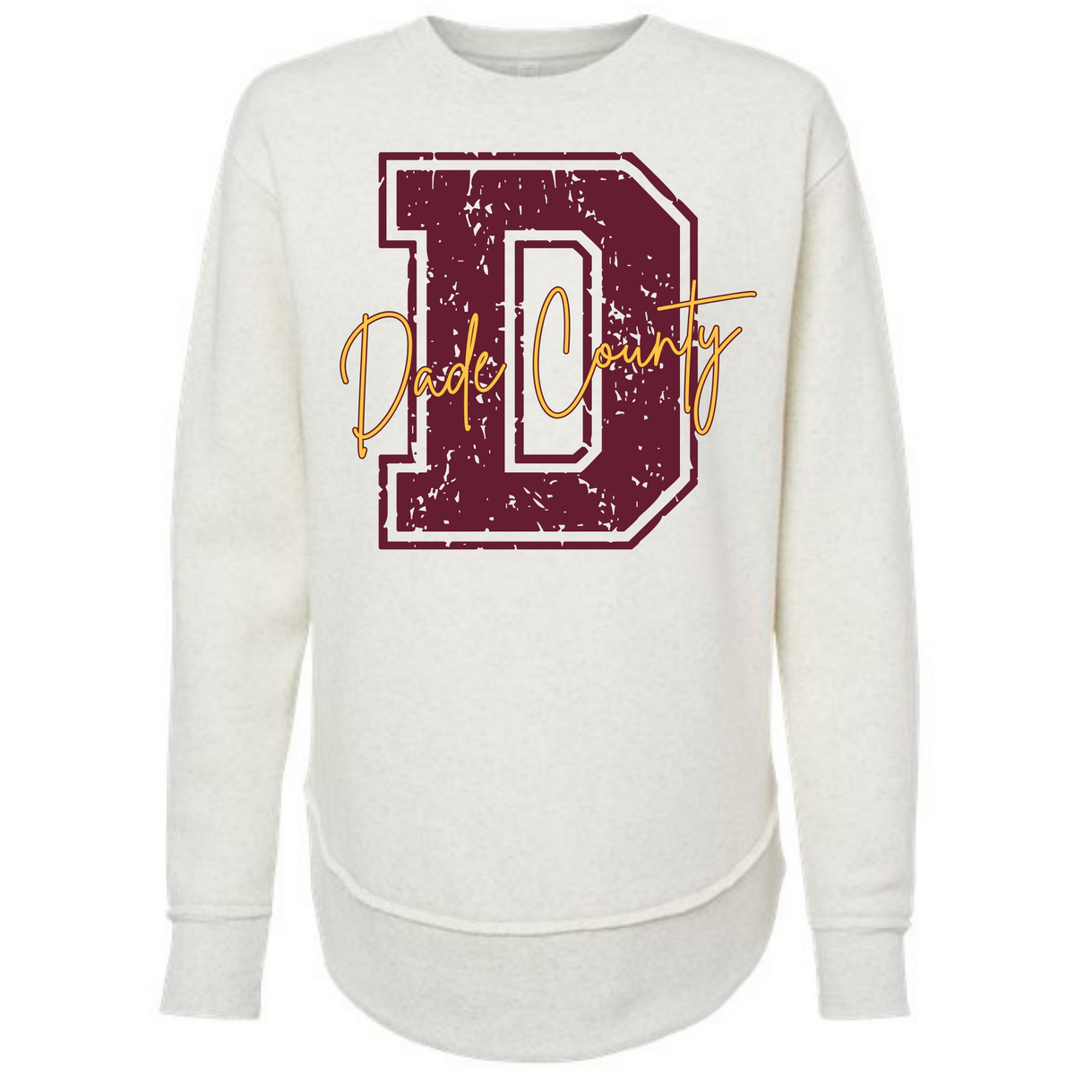 Natural Women's Dade County Sweatshirt Maroon D