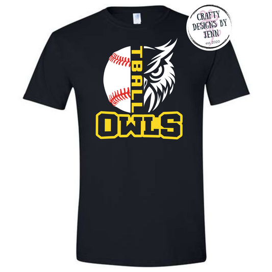 Owls T-Ball Short Sleeves